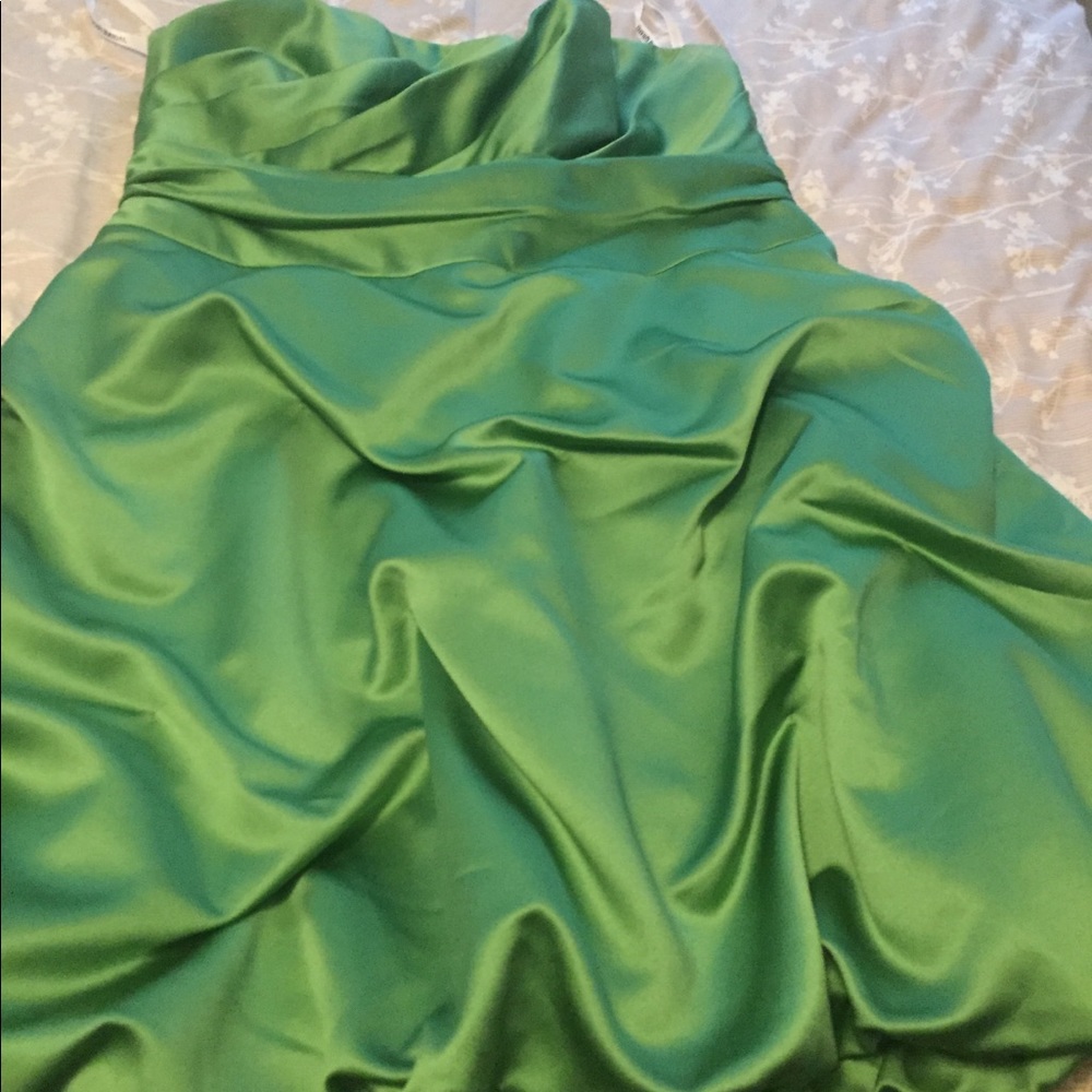 David’s bridal strapless dress